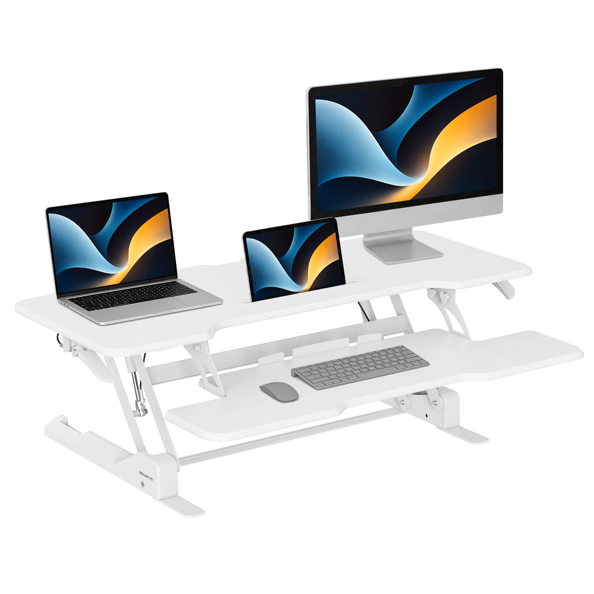 Large Standing Desk Converter with 47" Desktop