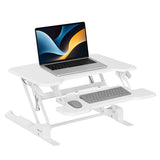 Compact Standing Desk Converter with 30" Desktop