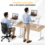 Compact Standing Desk Converter with 30" Desktop