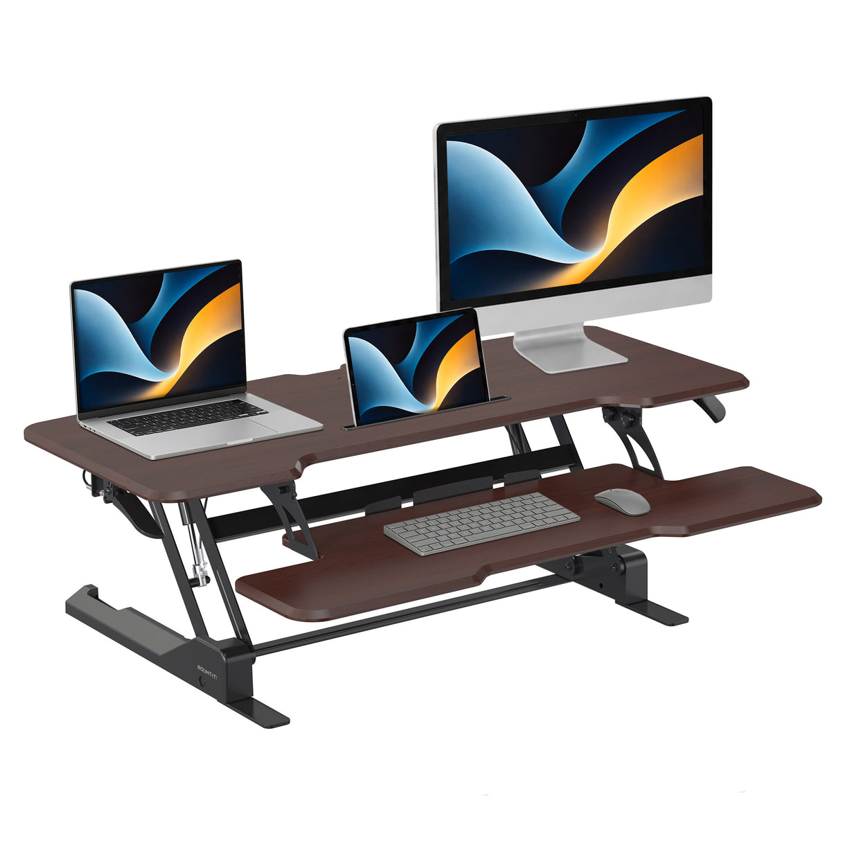 Large Standing Desk Converter with 47" Desktop