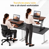 Compact Standing Desk Converter with 30" Desktop