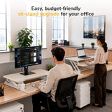 Compact Standing Desk Converter with 30" Desktop