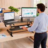 Large Standing Desk Converter with 47" Desktop