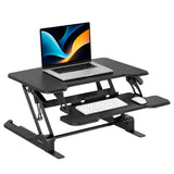Compact Standing Desk Converter with 30" Desktop