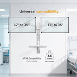 MedHub Dual Monitor Wall Workstation - Image 4 - Mount-It!