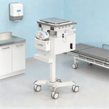 MedHub Mobile Workstation with Drawers, Powered