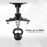 The Mount-It! Heavy-Duty Universal Projector Ceiling Mount holds up to 99 lbs with durable steel construction, ensuring reliable support for your projector.