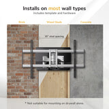 TAA-Compliant Heavy-Duty Full-Motion TV Wall Mount
