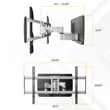 TAA-Compliant Heavy-Duty Full-Motion TV Wall Mount