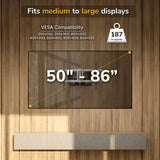 TAA-Compliant Heavy-Duty Full-Motion TV Wall Mount