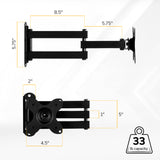 Full Motion Small TV Wall Mount