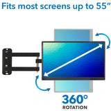 Full Motion Swivel Bracket TV Wall Mount