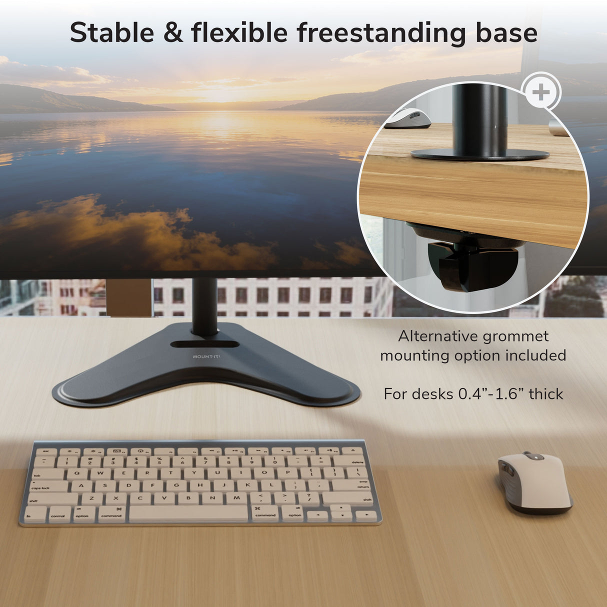 Full-Motion Triple Monitor Stand
