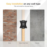 Single Stud Tilt and Swivel TV Wall Mount