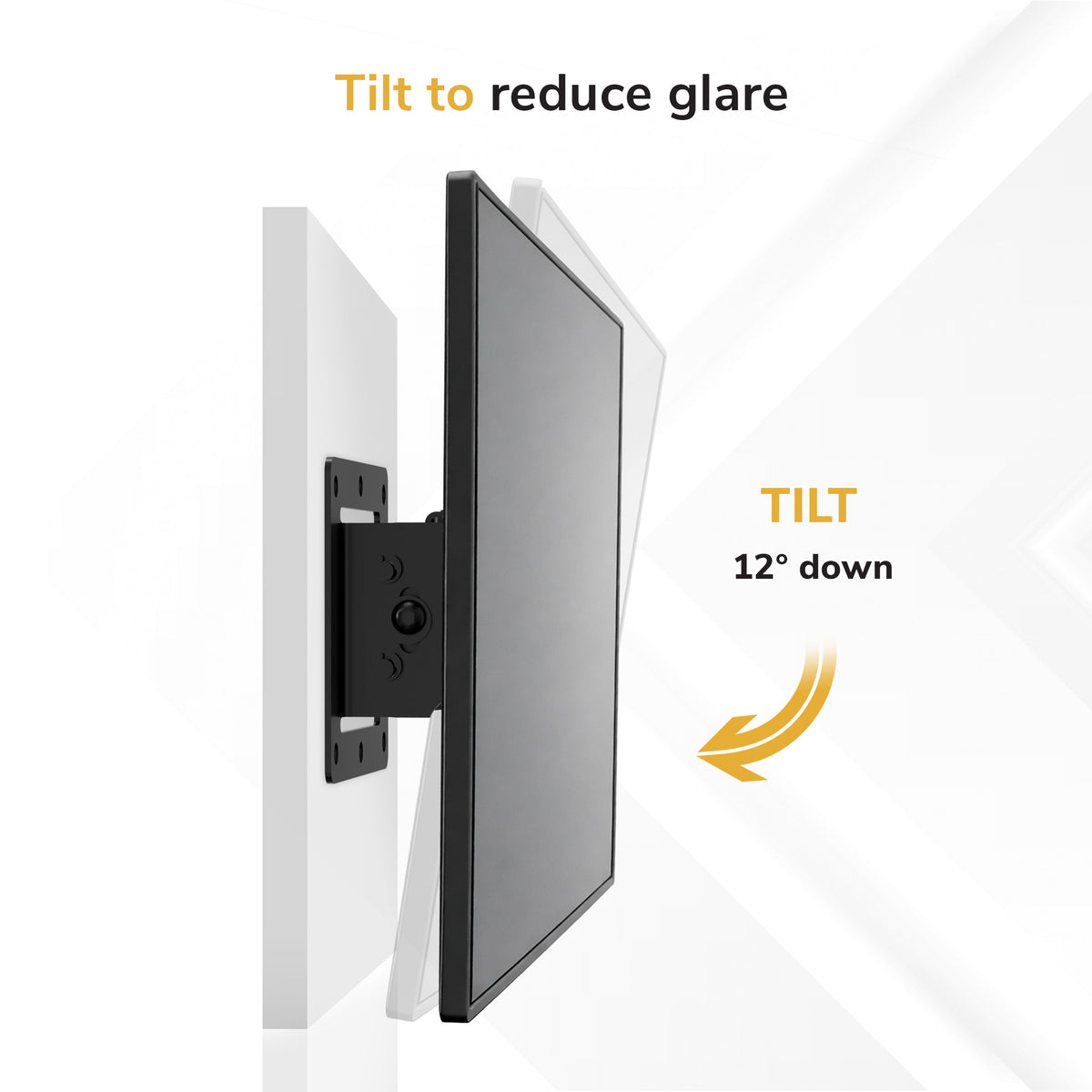 Single Stud Tilt and Swivel TV Wall Mount