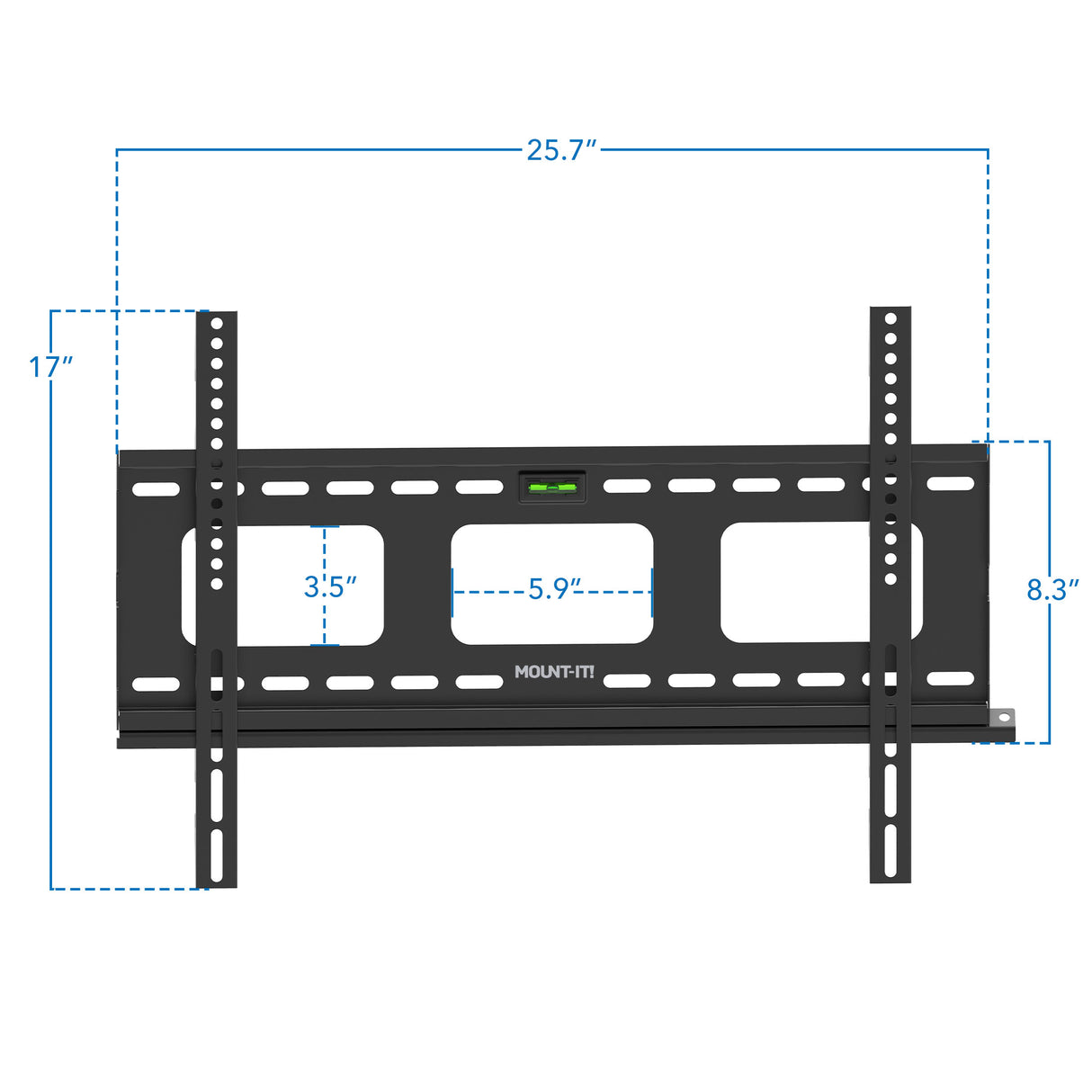 Heavy-Duty Ultra Low Profile TV Wall Mount with Locking Feature