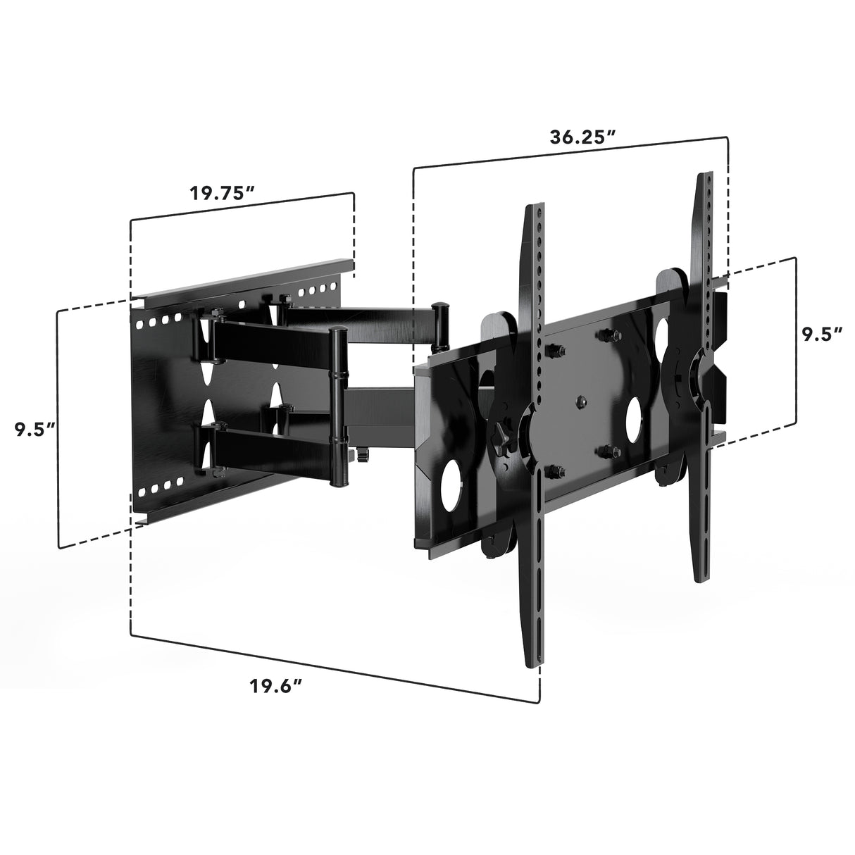 Heavy Duty Full Motion TV Wall Mount with Extension