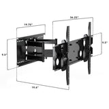 Heavy Duty Full Motion TV Wall Mount with Extension