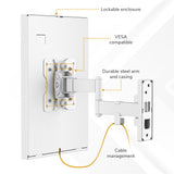 Anti-Theft Full-Motion Tablet Wall Mount