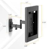 Anti-Theft Full-Motion Tablet Wall Mount