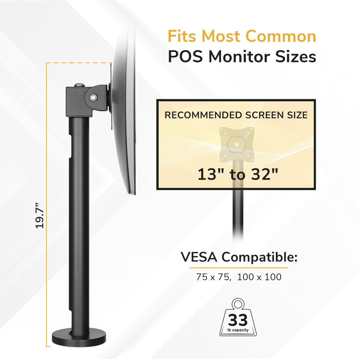 Point of Sale (POS) Monitor Mount - Image 6 - Mount-It!