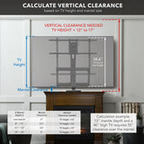 Pull Down Fireplace TV Mount - For TVs up to 65"