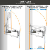 Motorized Fireplace TV Wall Mount | Fits 40-70 Inch TV Screen