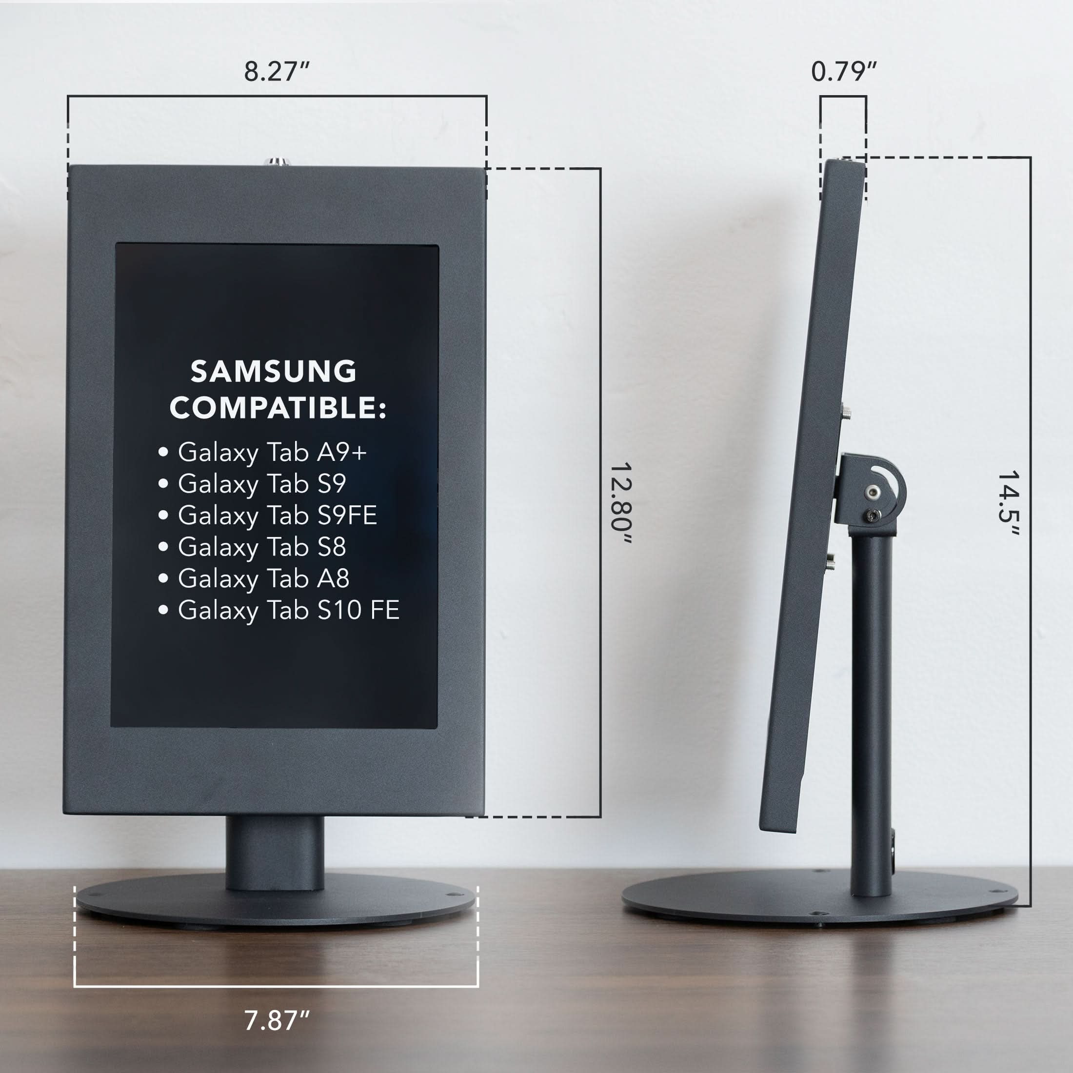 Mount-It! Anti-Theft Tablet Countertop Stand for Samsung | MI-3885B - Thumbnail 2