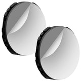 Pack of 2 Mount-It! Replacement Adhesive Locking Plates for MI-3891, shown on a white background. Features secure attachment for your car blind spot mirrors.