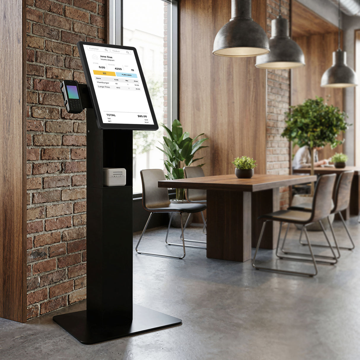 Point-of-Sale Kiosk Stand