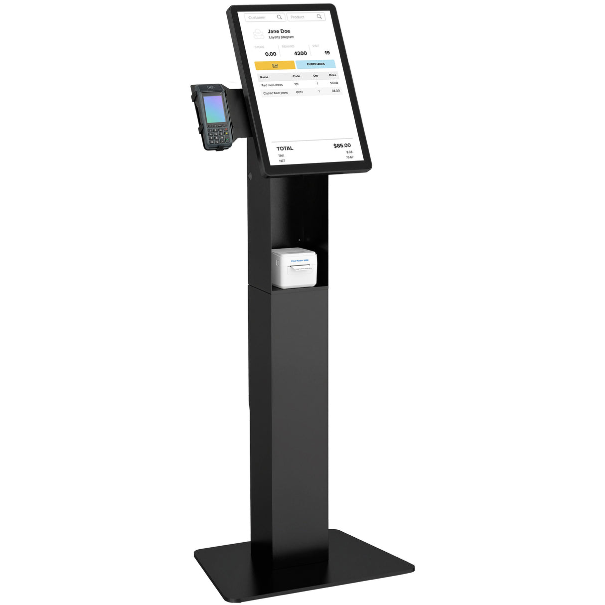 Point-of-Sale Kiosk Stand