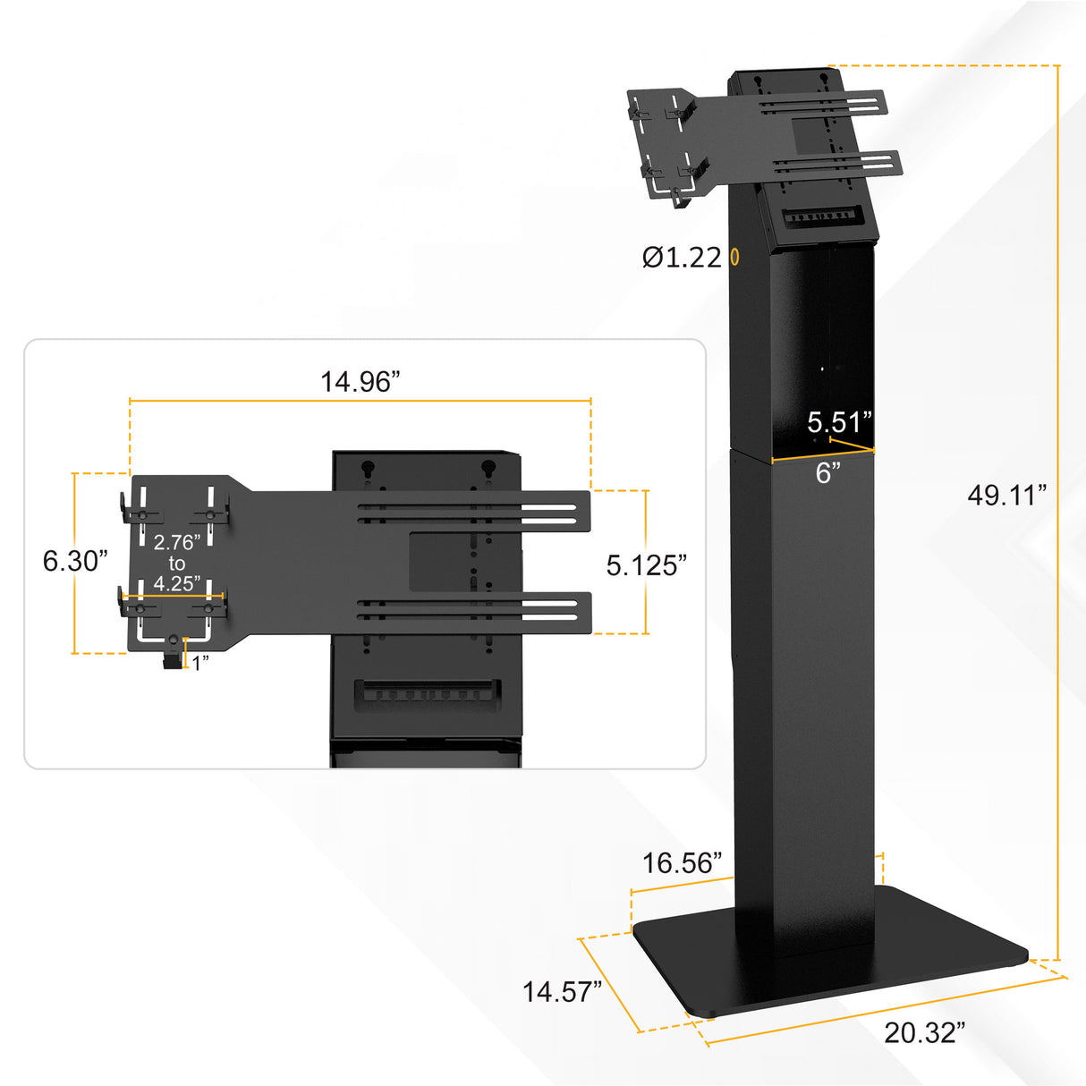 Point-of-Sale Kiosk Stand