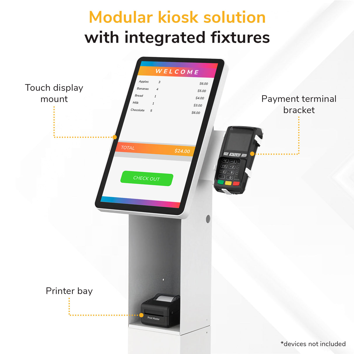 Point-of-Sale Kiosk Stand