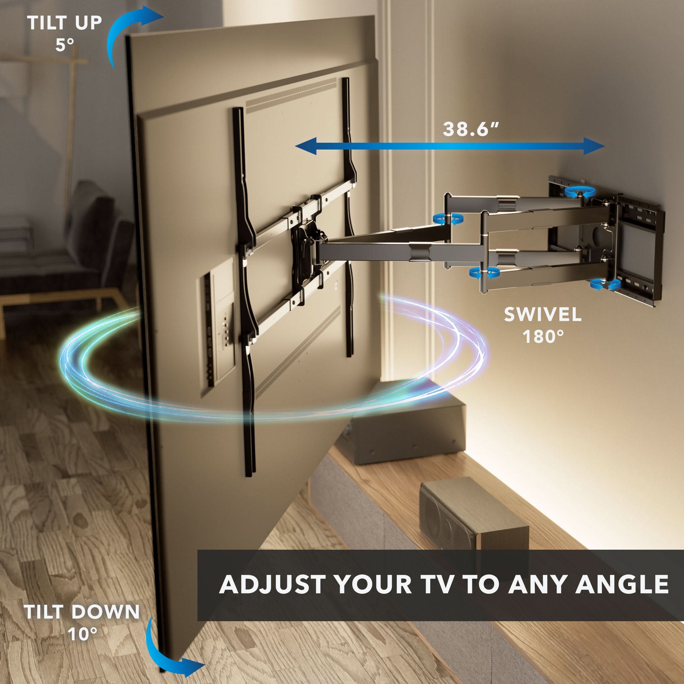 The Beast XXL Full Motion TV Wall Mount | 75–140