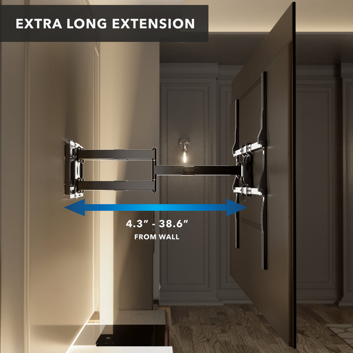 The Beast XXL - Heavy-Duty XXL Full Motion TV Wall Mount