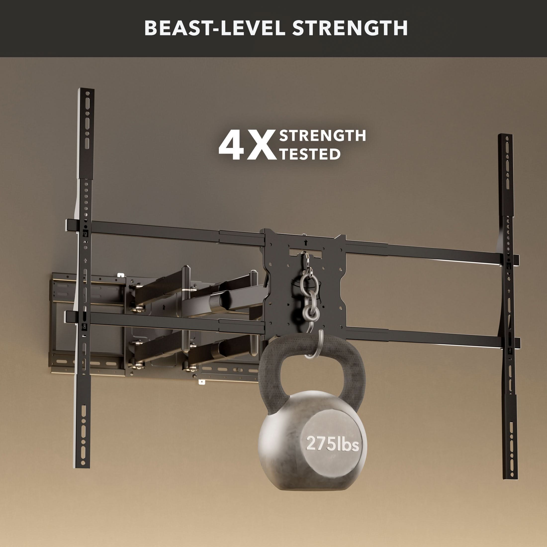 The Beast XXL Full Motion TV Wall Mount | 75–140