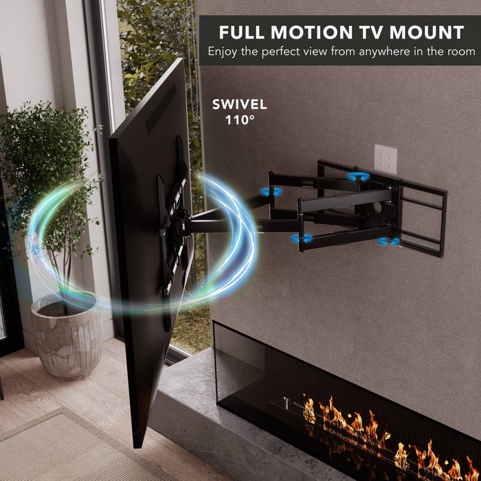 The Beast Heavy Duty Full Motion TV Wall Mount With Extra Long Extension - Mount-It!