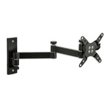 The Mount-It! Full Motion Display Wall Mount is a black, adjustable bracket with an extendable arm and VESA-compatible plate for mounting a flat-screen monitor or TV.
