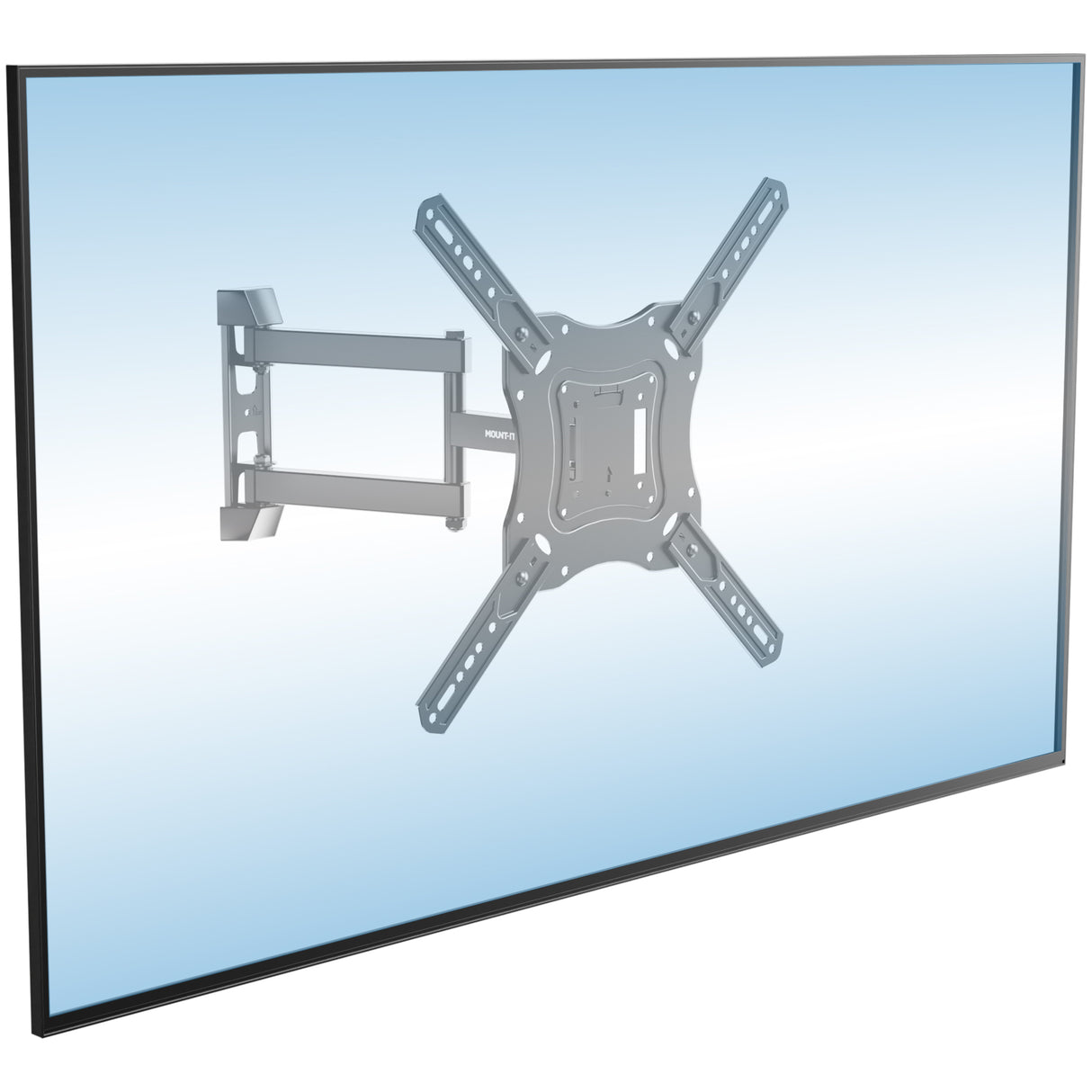 The Mount-It! Full Motion TV Wall Mount features multiple arms, VESA compatibility, and tilt adjustment, allowing you to easily mount your flat-screen TV and enjoy flexible viewing angles.