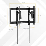 Heavy-Duty Advanced Tilt TV Wall Mount