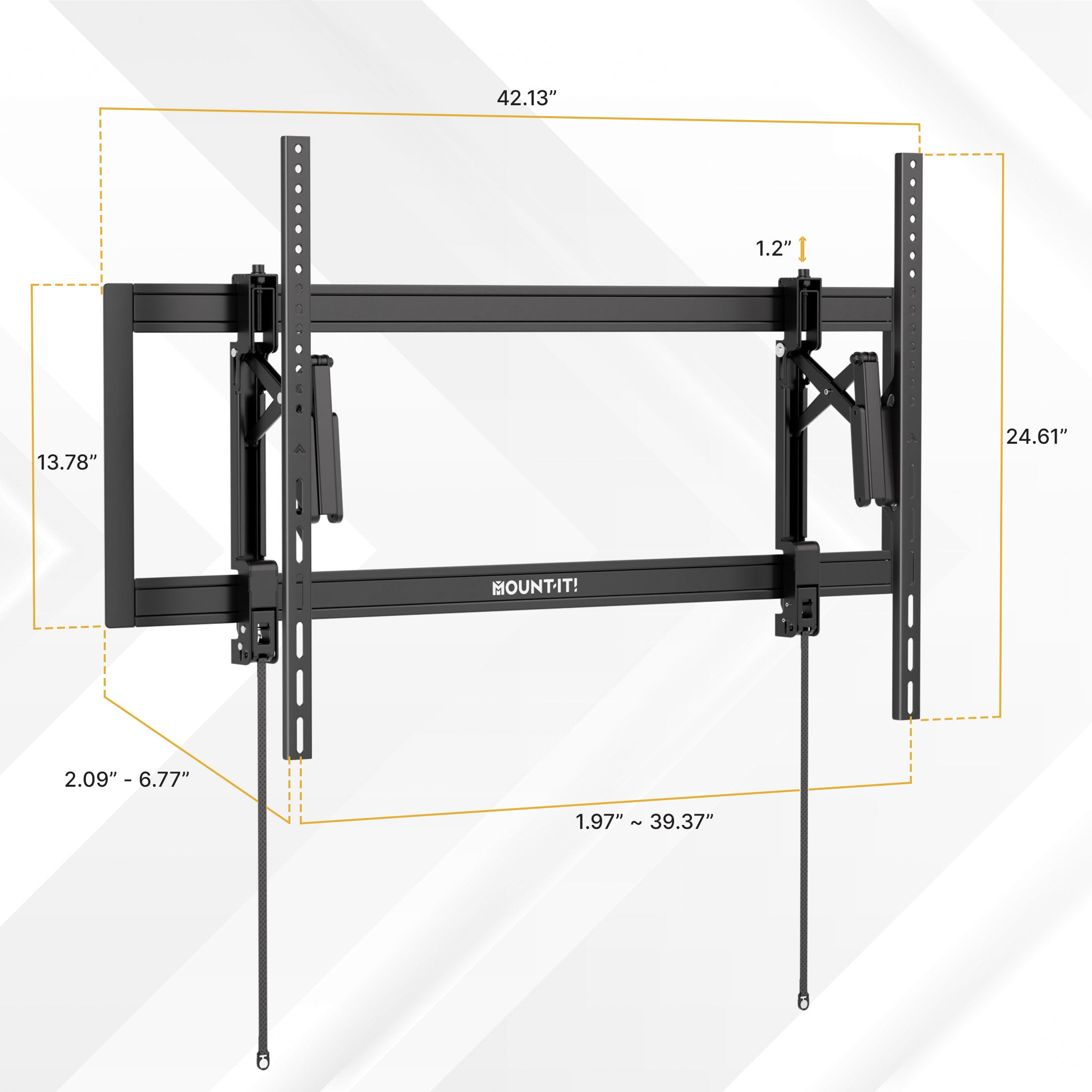 Heavy-Duty XL Advanced Tilt TV Wall Mount | 55–105