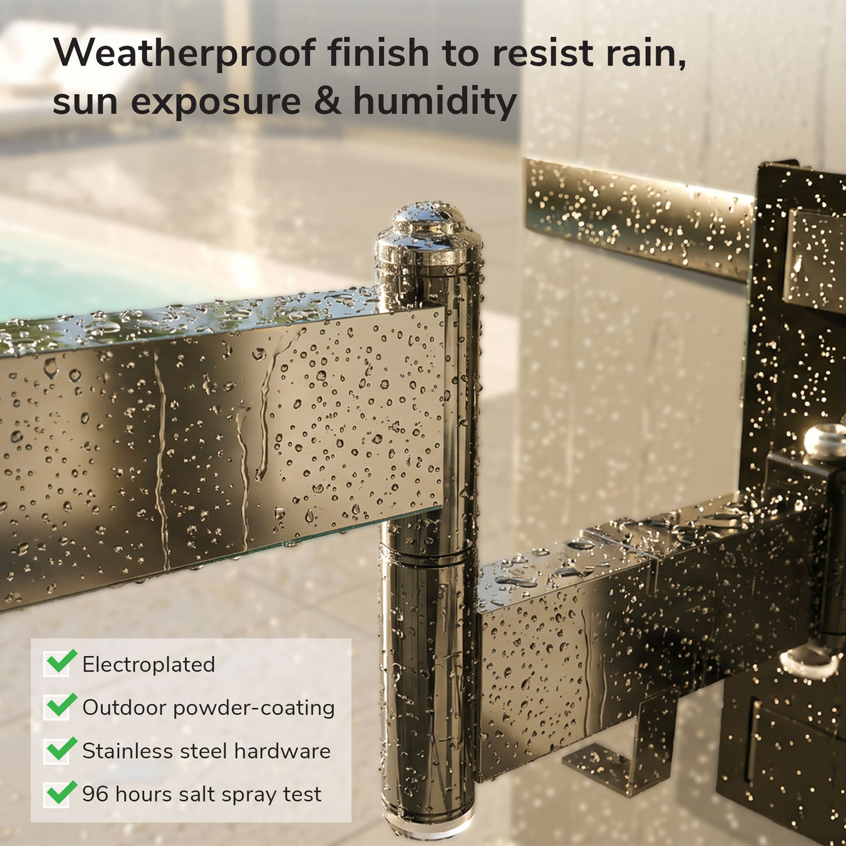 Weatherproof Column TV Mount