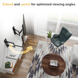 Full-Motion Corner TV Mount with Split Wall Plate