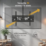 Dual Front & Back TV Ceiling Mount