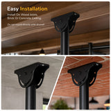 Full Motion Ceiling TV Mount with Long Extension