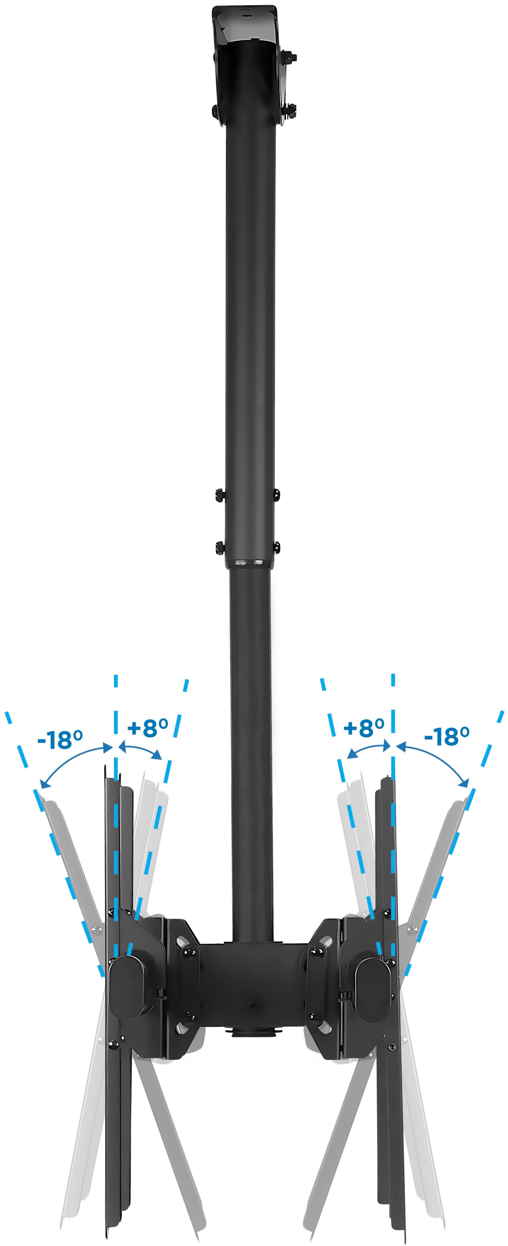 Mount-It! Dual TV Ceiling Mount MI-510