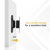 Single Stud Tilt and Swivel TV Wall Mount
