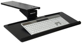 The Mount-It! Adjustable Keyboard Tray and Mouse Platform with Wrist Rest Pad offers a comfortable, ergonomic under-desk setup for your keyboard and mouse.