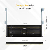 Under Desk Slide Out Pencil Drawer