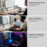 Under Desk Keyboard Platform With Wrist Support